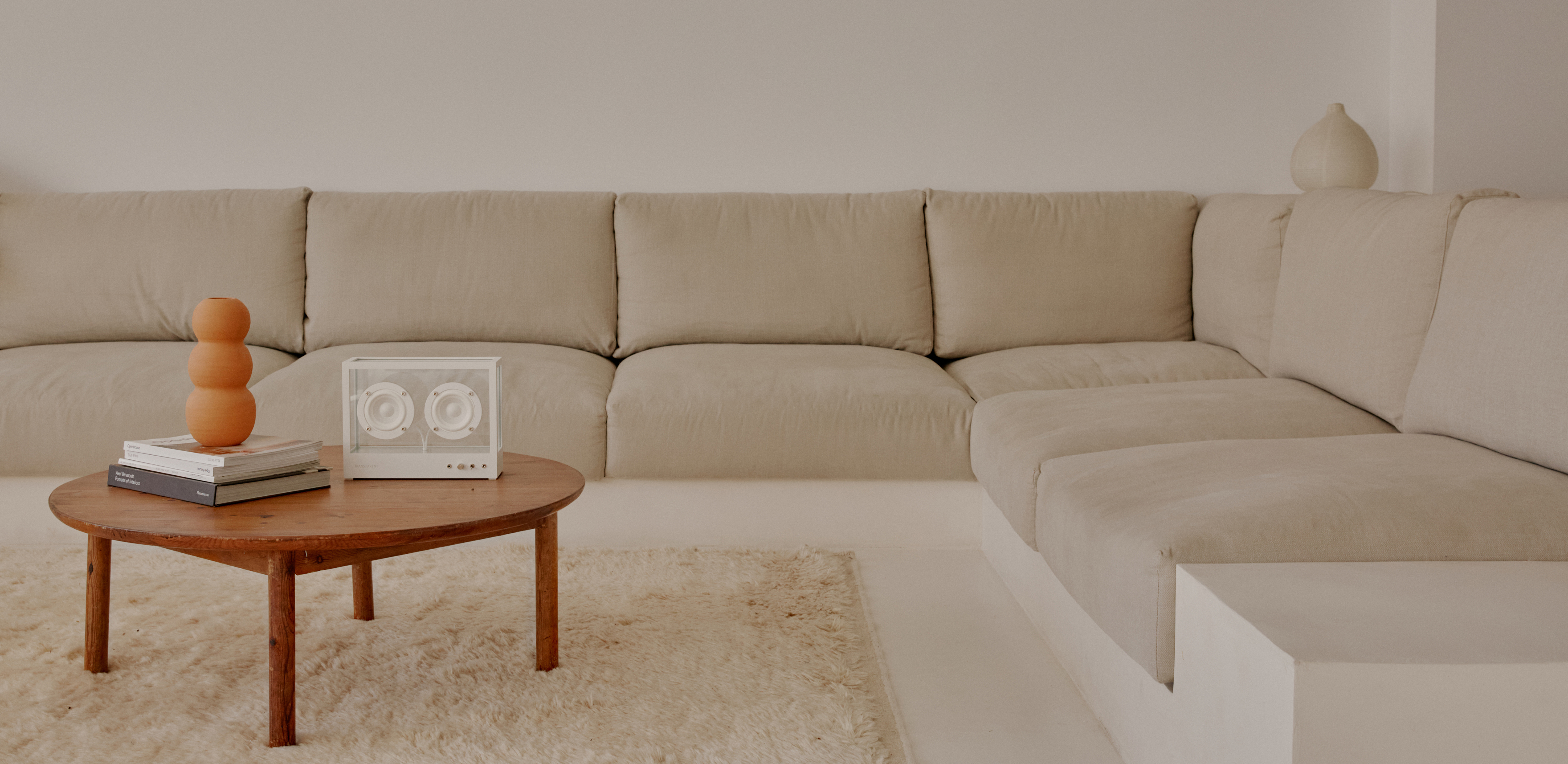 Transparent Speaker — white